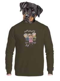 unisex mikina bez kapucne