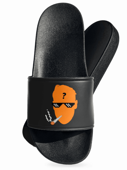 Thug life šľapky Black