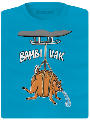 Bambi vak dámske športové tričko Blue Atol