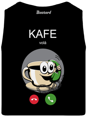Kafe volá pánske tielko Black