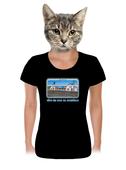 Nie som na konečnej dámske tričko Black