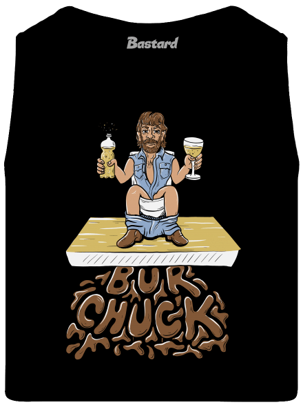 BurChuck pánske tielko Black