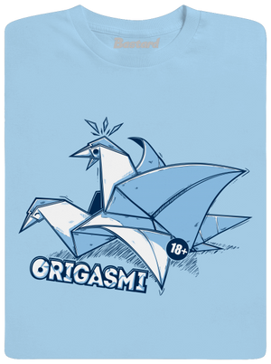 Origasmi pánske tričko Sky Blue