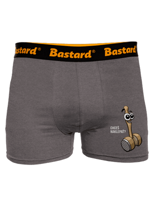 Chceš naklepať? boxerky Gray Melange