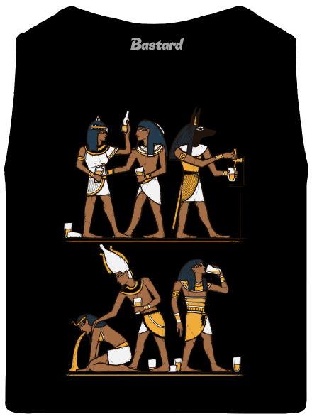 Egyptská párty pánske tielko Black