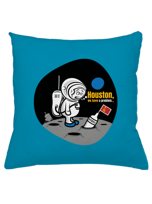 Máme problém vankúš Blue Turquoise