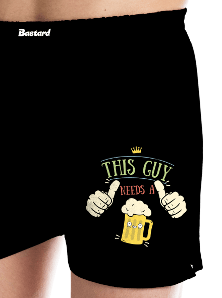 This guy needs a beer pánske trenky Black