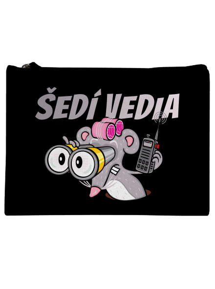 Šedí vedia - myš taštička Black