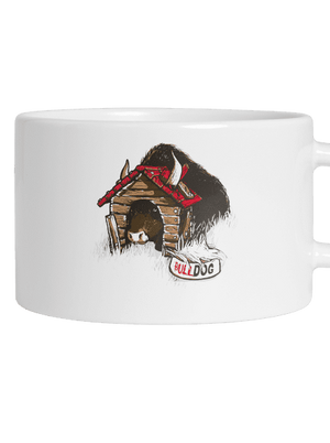 Bulldog hrnček makronka White