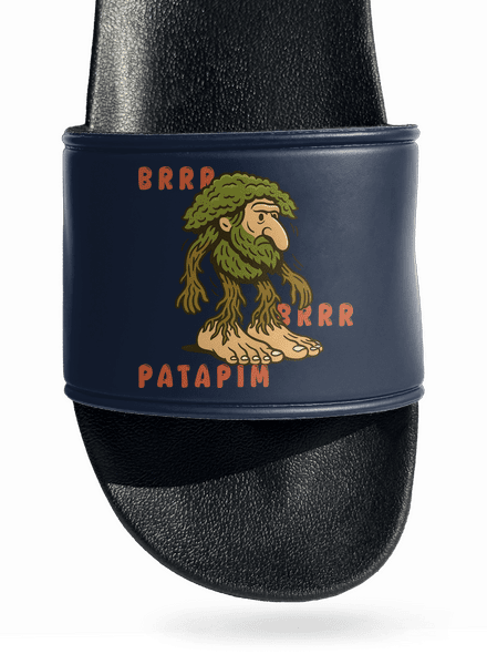 Brrr Brrr Patapim – Italian Brainrot šľapky Navy