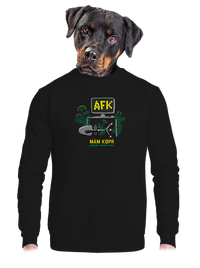 unisex mikina bez kapucne