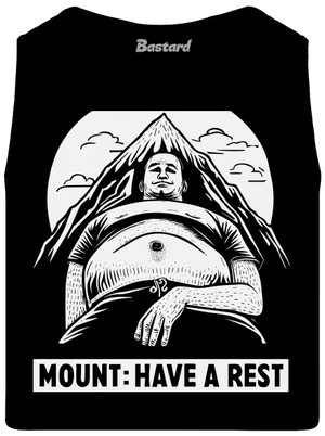 Mount have a rest pánske tielko Black