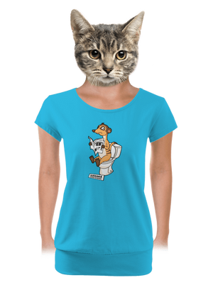 dámske tričko s lemom