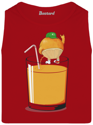 Opitý pomaranč pánske tielko Red