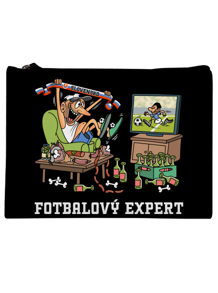 Futbalový expert taštička Black
