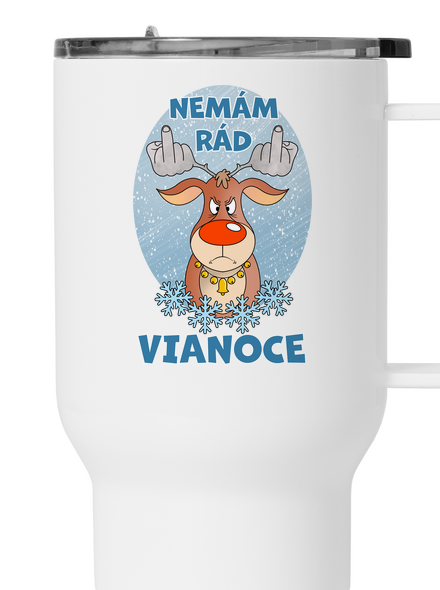 Nemám rád Vianoce termohrnček White