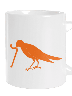 Dážďovka veľký hrnček White