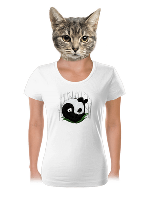 Dve spiace pandy dámske tričko White
