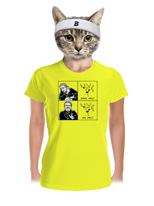 Cimrman: Copak jmelí dámske športové tričko Neon Yellow