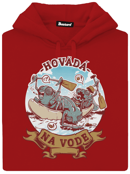 Hovädá na vode dámska mikina klokanka Red Mal