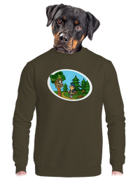 unisex mikina bez kapucne