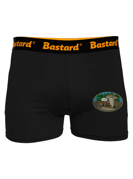 Babička a hubár boxerky Black