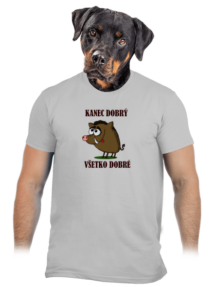 Kanec dobrý pánske tričko Pacific Grey