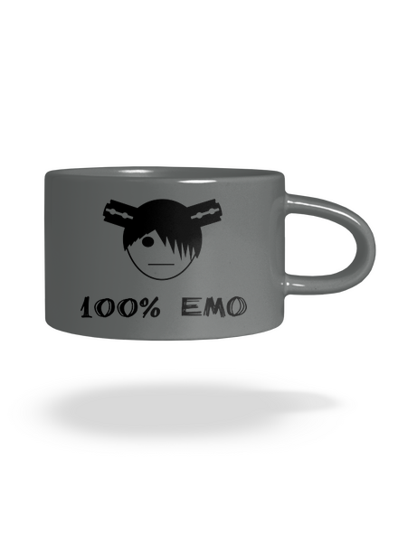 100% emo hrnček makronka Grey Macaron