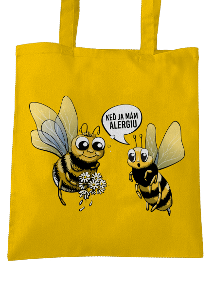 Alergická včielka taška Sunflower