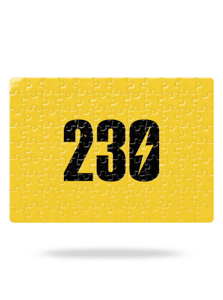 230 V puzzle White