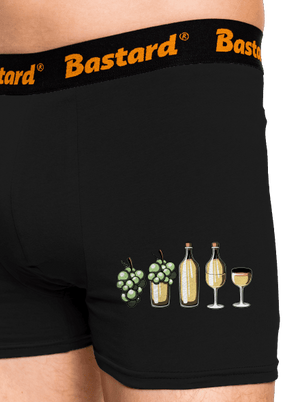 Evolúcia bieleho vína boxerky Black