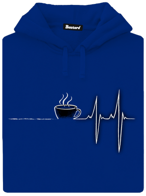 Coffee help dámska mikina klokanka Royal Blue Mal