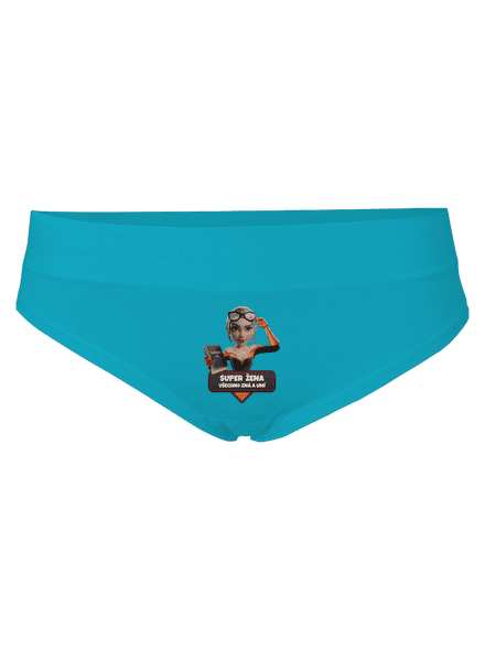 Super mama dámske nohavičky Turquoise
