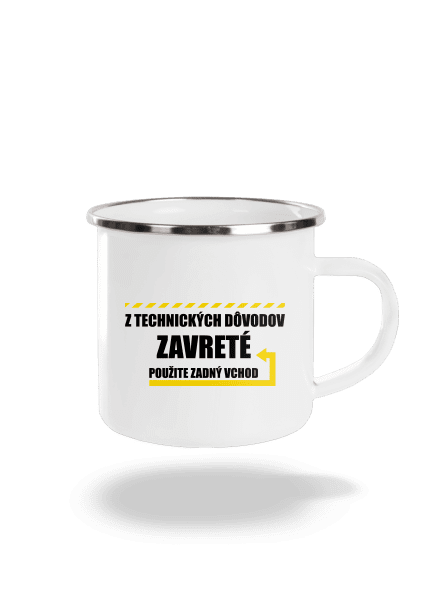 Zadný vchod plecháčik White