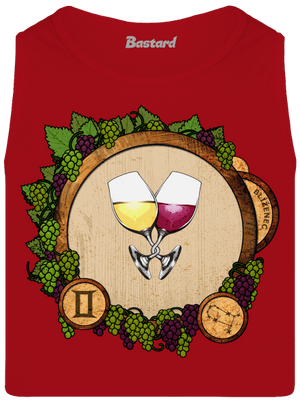 Vínny horoskop: Blíženec pánske tielko Red