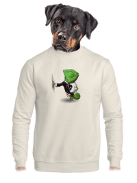 unisex mikina bez kapucne