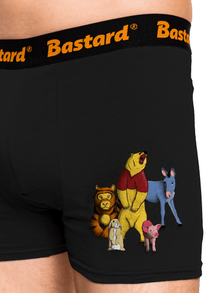 Medvedík boxerky Black