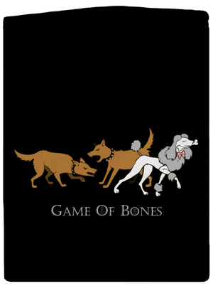 Game of Bones dámska mikina na zips Black