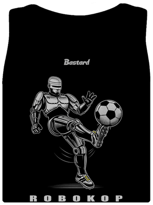 Robokop dámske tielko klasické Black