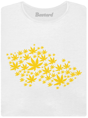 Ganja Country dámske tričko s lemom White