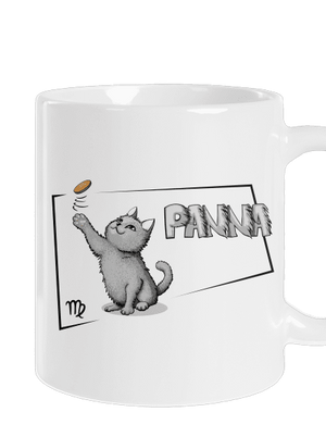 Mačací horoskop: Panna klasický hrnček White
