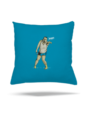 Beer zombie vankúš Blue Turquoise