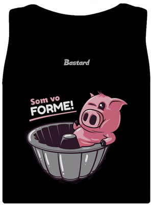 Vo forme dámske tielko klasické Black