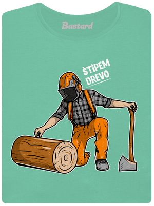 Drevorubač dámske tričko prémium Mint Mal