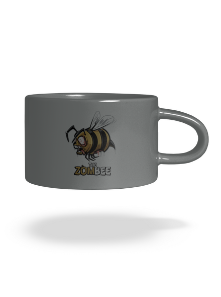 ZomBee - žltá hrnček makronka Grey Macaron