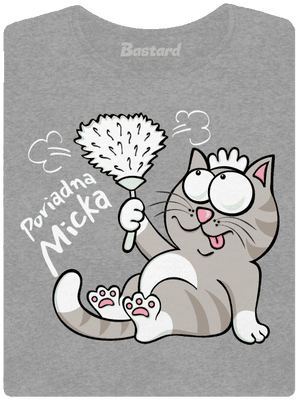 Macko a Micka dámske tričko Dark Gray Melange