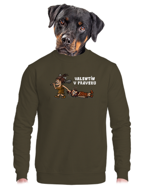 unisex mikina bez kapucne