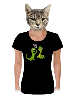 High Five dámske tričko Black