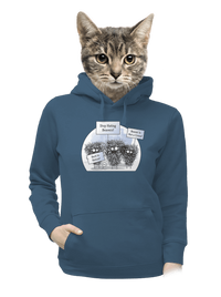 dámska mikina klokanka