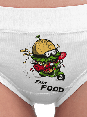 Fast Food dámske nohavičky White